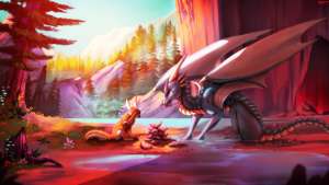 Dragon and fox